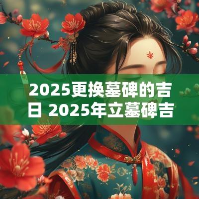 2025更换墓碑的吉日 2025年立墓碑吉日