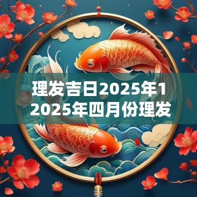 理发吉日2025年1 2025年四月份理发吉日查询