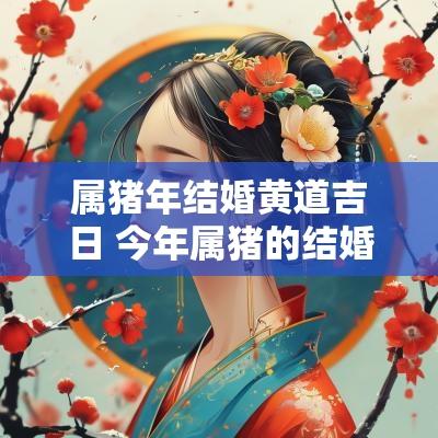 属猪年结婚黄道吉日 今年属猪的结婚吉日查询