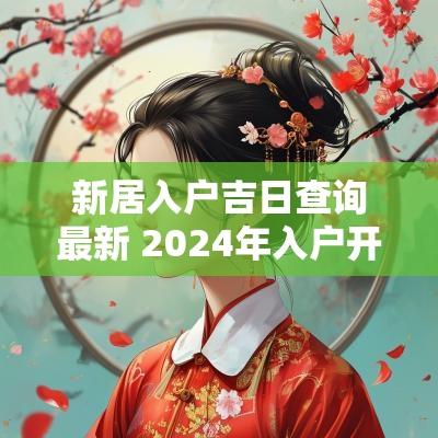 新居入户吉日查询最新 2025年入户开火吉日