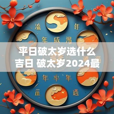 平日破太岁选什么吉日 破太岁2025最佳时间