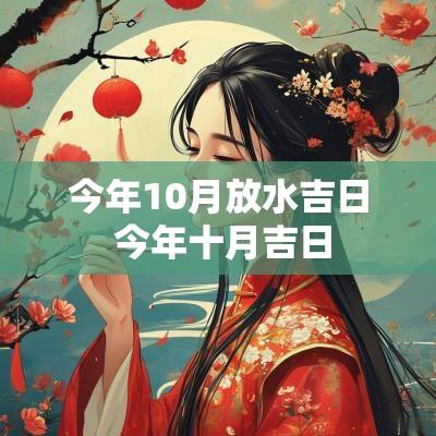 今年10月放水吉日 今年十月吉日