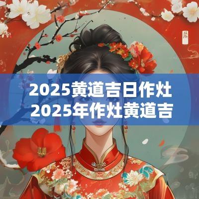 2025黄道吉日作灶 2025年作灶黄道吉日查询表