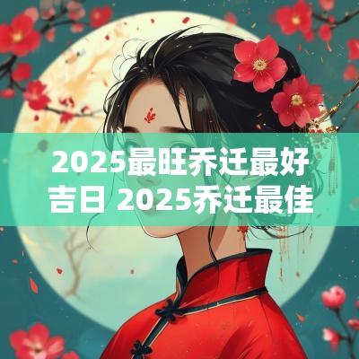 2025最旺乔迁最好吉日 2025乔迁最佳吉日吉时