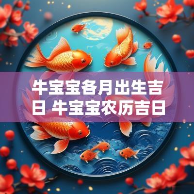 牛宝宝各月出生吉日 牛宝宝农历吉日查询