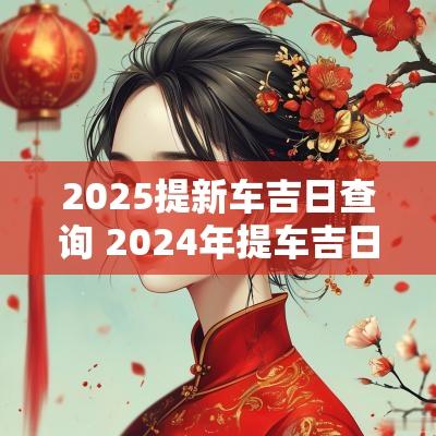 2025提新车吉日查询 2025年提车吉日免费查询表