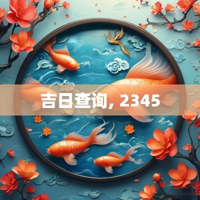 吉日查询, 2345