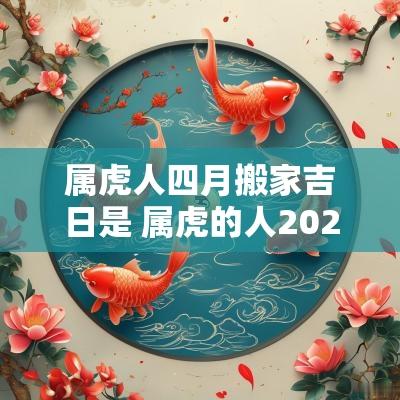 属虎人四月搬家吉日是 属虎的人2025年四月搬家吉日