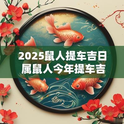 2025鼠人提车吉日 属鼠人今年提车吉日查询