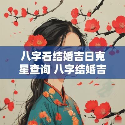 八字看结婚吉日克星查询 八字结婚吉日