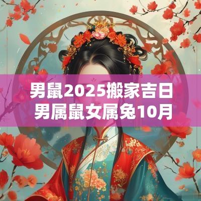 男鼠2025搬家吉日 男属鼠女属兔10月搬家吉日一览表