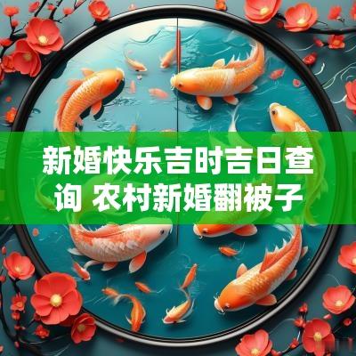 新婚快乐吉时吉日查询 农村新婚翻被子吉日