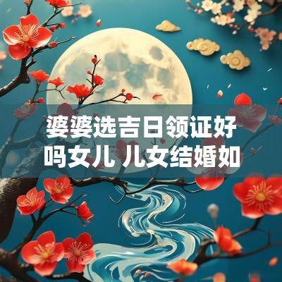 婆婆选吉日领证好吗女儿 儿女结婚如何选吉日