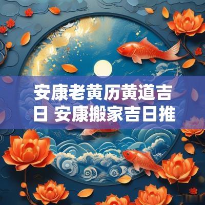 安康老黄历黄道吉日 安康搬家吉日推荐