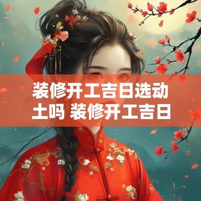 装修开工吉日选动土吗 装修开工吉日选双数还是单数