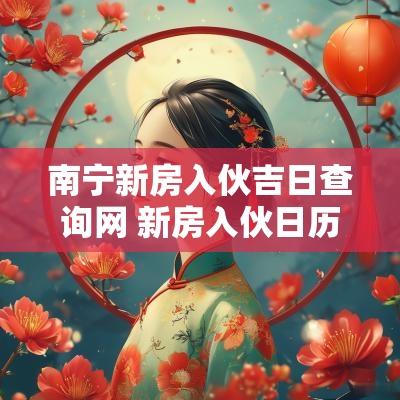 南宁新房入伙吉日查询网 新房入伙日历