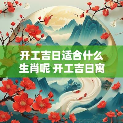 开工吉日适合什么生肖呢 开工吉日寓意什么生肖