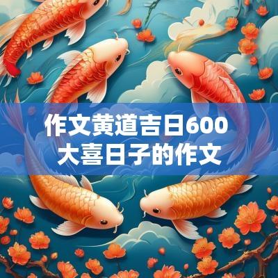 作文黄道吉日600 大喜日子的作文