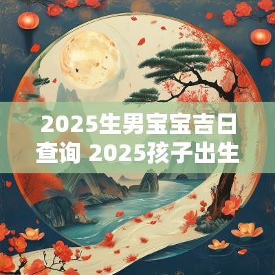 2025生男宝宝吉日查询 2025孩子出生吉日查询表