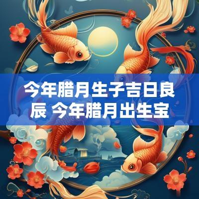 今年腊月生子吉日良辰 今年腊月出生宝宝吉日