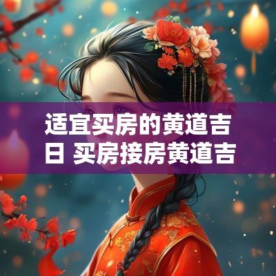 适宜买房的黄道吉日 买房接房黄道吉日查询