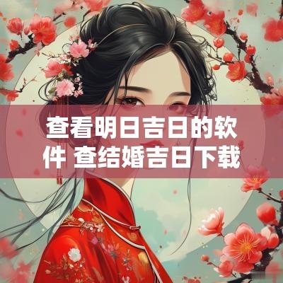 查看明日吉日的软件 查结婚吉日下载哪个软件好