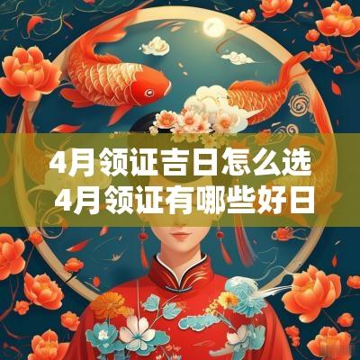 4月领证吉日怎么选 4月领证有哪些好日子