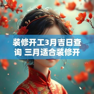 装修开工3月吉日查询 三月适合装修开工吉日查询