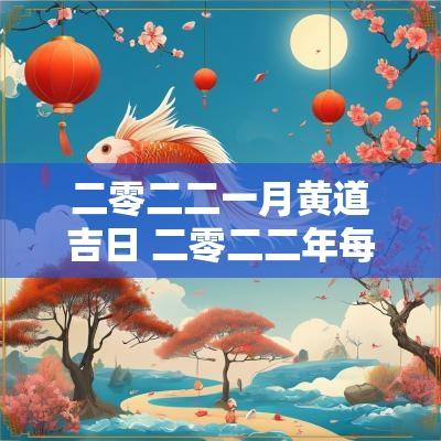 二零二二一月黄道吉日 二零二二年每月农历黄道吉日