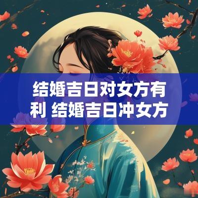 结婚吉日对女方有利 结婚吉日冲女方父母如何化解