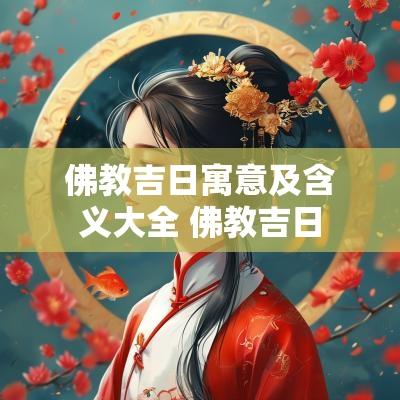 佛教吉日寓意及含义大全 佛教吉日