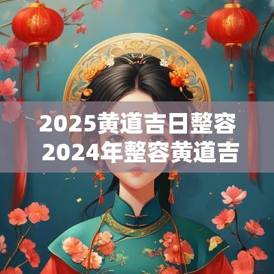 2025黄道吉日整容 2025年整容黄道吉日