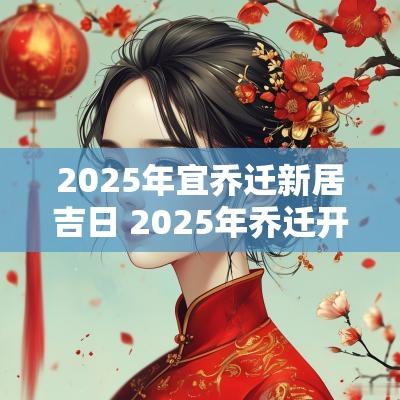 2025年宜乔迁新居吉日 2025年乔迁开业吉日