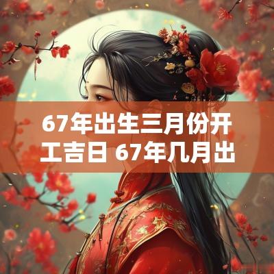67年出生三月份开工吉日 67年几月出生最好
