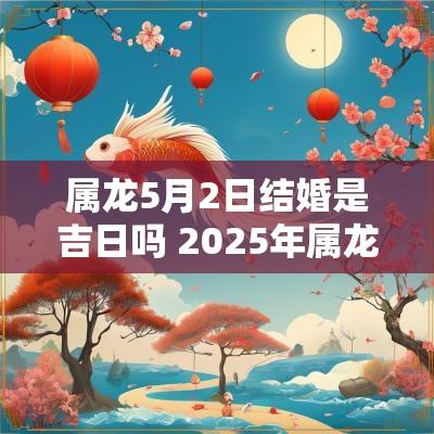 属龙5月2日结婚是吉日吗 2025年属龙5月1日结婚好吗