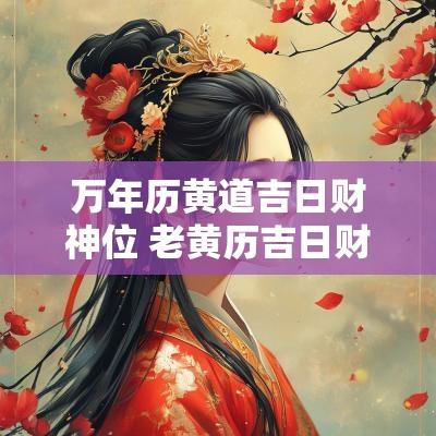 万年历黄道吉日财神位 老黄历吉日财神什么方位