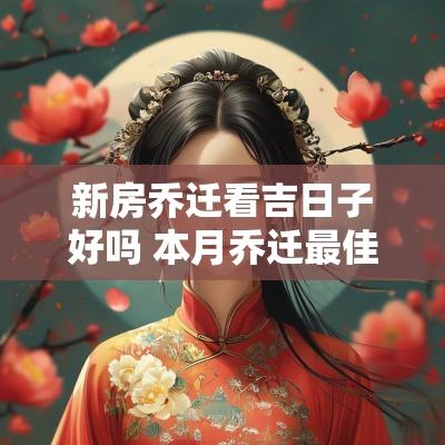 新房乔迁看吉日子好吗 本月乔迁最佳吉日查询