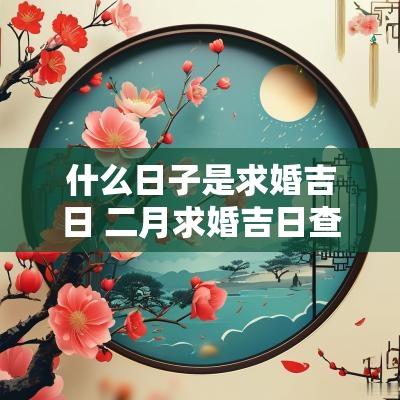 什么日子是求婚吉日 二月求婚吉日查询大全表