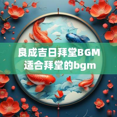 良成吉日拜堂BGM 适合拜堂的bgm