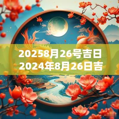 20258月26号吉日 2025年8月26日吉日查询