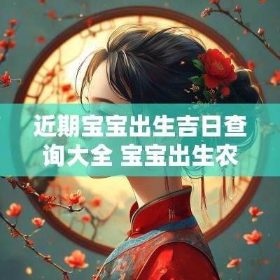 近期宝宝出生吉日查询大全 宝宝出生农历吉日查询表