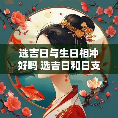 选吉日与生日相冲好吗 选吉日和日支相冲可以吗