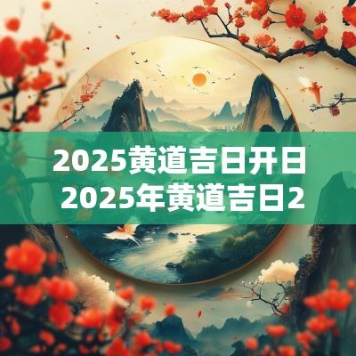 2025黄道吉日开日 2025年黄道吉日2月份