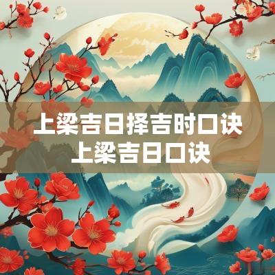 上梁吉日择吉时口诀 上梁吉日口诀