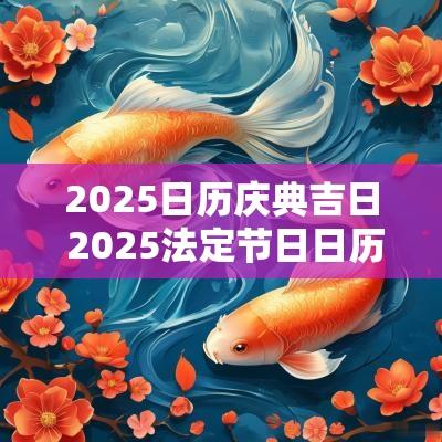 2025日历庆典吉日 2025法定节日日历