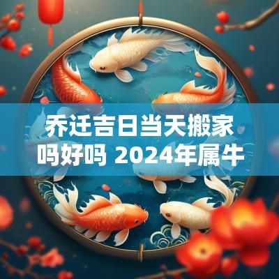 乔迁吉日当天搬家吗好吗 2025年属牛最佳的乔迁搬家吉日
