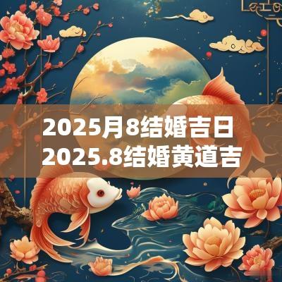 2025月8结婚吉日 2025.8结婚黄道吉日