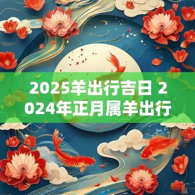 2025羊出行吉日 2025年正月属羊出行吉日查询