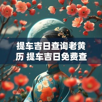 提车吉日查询老黄历 提车吉日免费查询