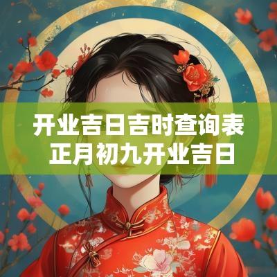 开业吉日吉时查询表 正月初九开业吉日吉时